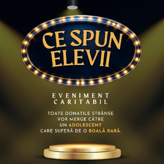 Afișul evenimentului CE SPUN ELEVII