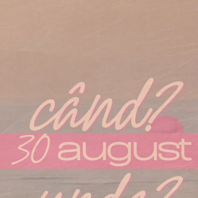 Afiș Golden Hour cu data de 30 august și locația NOOK Club